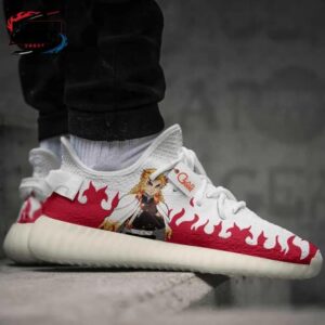 Kyojuro Rengoku Mesh Runners Shoes Demon Slayer Custom Anime Gift For Fans 1