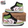 Black White Red Circle Manga Mitsuri High Tops Canvas Shoes – Demon Slayer Mitsuri Shoes