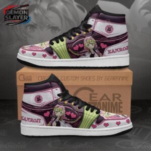Mitsuri High-Top Leather Sneakers Demon Slayer Streetwear Streetwear Sneakers 1