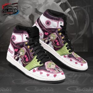Mitsuri High-Top Leather Sneakers Demon Slayer Streetwear Streetwear Sneakers 2