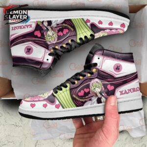 Mitsuri High-Top Leather Sneakers Demon Slayer Streetwear Streetwear Sneakers 3
