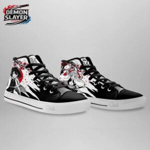 Mitsuri High Tops Canvas Shoes Demon Slayer Epic Otaku Fashion Shoes 2