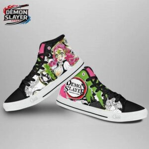 Mitsuri High Tops Canvas Shoes Demon Slayer Limited Custom Anime Sneakers 2