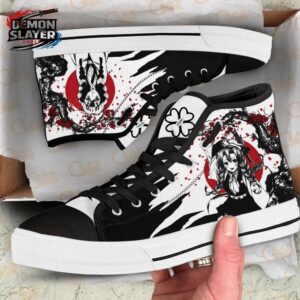 Mitsuri High Tops Canvas Shoes Demon Slayer Limited Streetwear Sneakers 1