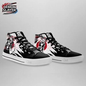 Mitsuri High Tops Canvas Shoes Demon Slayer Limited Streetwear Sneakers 2