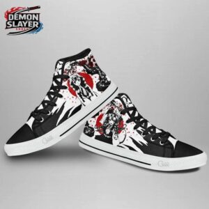 Mitsuri High Tops Canvas Shoes Demon Slayer Limited Streetwear Sneakers 3