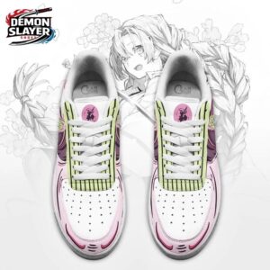 Mitsuri Low-Top Leather Sneakers Demon Slayer Exclusive Anime Gift For Fans 3