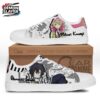 Black White Red Circle Dual Portrait Muzan High Tops Canvas Shoes – Demon Slayer Muzan Kibutsuji Shoes