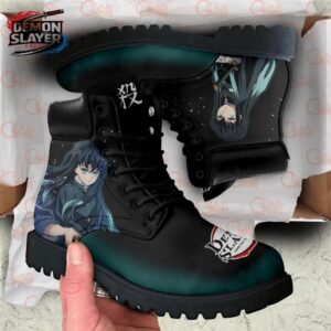 Muichiro Combat Boots Demon Slayer Exclusive Anime Gift For Fans 1