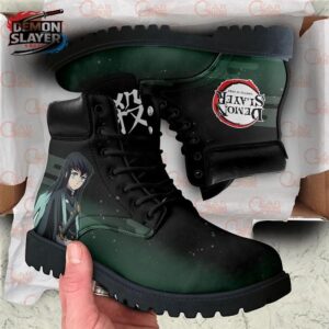 Muichiro Combat Boots Demon Slayer Streetwear Anime Gift For Fans 1