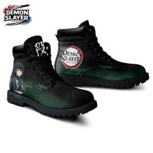 Muichiro Combat Boots Demon Slayer Streetwear Anime Gift For Fans 3