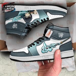 Muichiro High-Top Leather Sneakers Demon Slayer Legendary Anime Gift For Fans 2