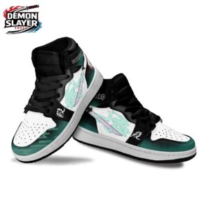 Muichiro High-Top Leather Sneakers Demon Slayer Premium Collector Anime Sneakers 1