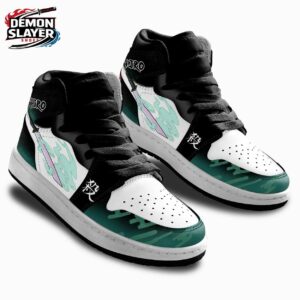 Muichiro High-Top Leather Sneakers Demon Slayer Premium Collector Anime Sneakers 2