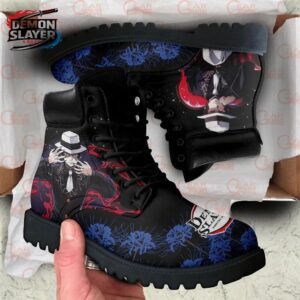Muzan Kibutsuji Combat Boots Demon Slayer Exclusive Anime Gift For Fans 1