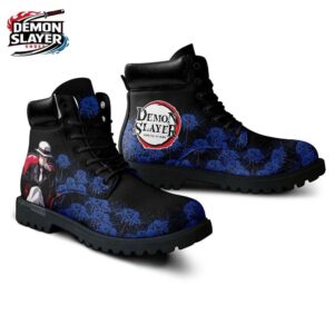 Muzan Kibutsuji Combat Boots Demon Slayer Unique Otaku Fashion Shoes 3