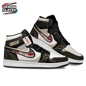 Muzan Kibutsuji High-Top Leather Sneakers Demon Slayer Premium Anime Shoes For Fans 2