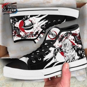 Muzan Kibutsuji High Tops Canvas Shoes Demon Slayer Exclusive Collector Anime Sneakers 1