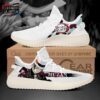 Red Black Moon Pattern Muzan Low-Top Leather Sneakers – Demon Slayer Muzan Kibutsuji Shoes