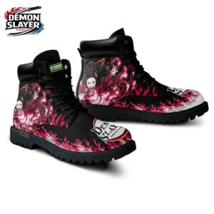 Nezuko Combat Boots Demon Slayer Epic Anime Gift For Fans 3