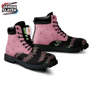Nezuko Combat Boots Demon Slayer Stylish Collector Anime Sneakers 2
