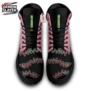 Nezuko Combat Boots Demon Slayer Stylish Collector Anime Sneakers 3