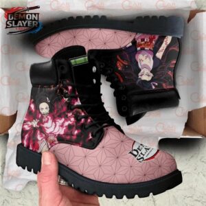 Nezuko Combat Boots Demon Slayer Unique Collector Anime Sneakers 1