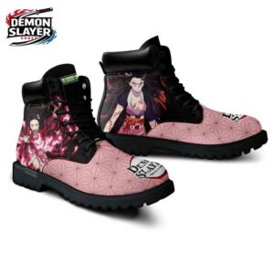 Nezuko Combat Boots Demon Slayer Unique Collector Anime Sneakers 2