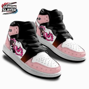 Nezuko High-Top Leather Sneakers Demon Slayer Legendary Anime Shoes For Fans 2