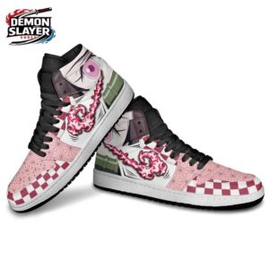 Nezuko High-Top Leather Sneakers Demon Slayer Premium Anime Gift For Fans 2