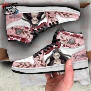 Nezuko High-Top Leather Sneakers Demon Slayer Ultimate Anime Gift For Fans 1