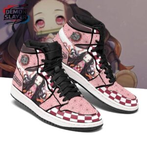 Nezuko High-Top Leather Sneakers Demon Slayer Ultimate Custom Anime Sneakers 2