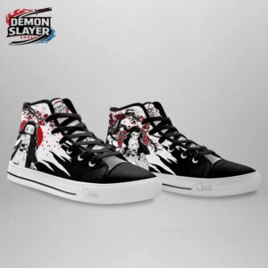 Nezuko High Tops Canvas Shoes Demon Slayer Exclusive Otaku Fashion Shoes 2