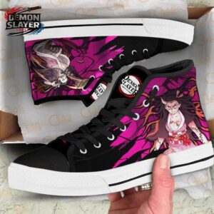 Nezuko High Tops Canvas Shoes Demon Slayer Unique Anime Gift For Fans 1
