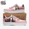 Pink Yellow Nezuko Zenitsu Portrait High-Top Leather Sneakers – Demon Slayer Nezuko Shoes