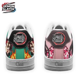 Nezuko Low-Top Leather Sneakers Demon Slayer Epic Otaku Fashion Shoes 2