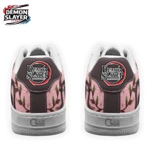 Nezuko Low-Top Leather Sneakers Demon Slayer Legendary Anime Gift For Fans 1