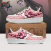 Pink Geometric Portrait Nezuko Mesh Runners Shoes – Demon Slayer Nezuko Shoes