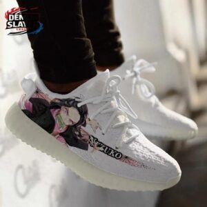 Nezuko Mesh Runners Shoes Demon Slayer Streetwear Streetwear Sneakers 3