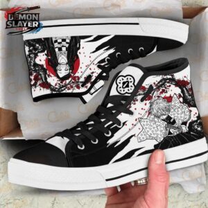 Nezuko Zenitsu High Tops Canvas Shoes Demon Slayer Custom Anime Shoes For Fans 1