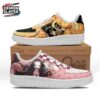 Nezuko Zenitsu Split High-Top Sneakers – Pink Yellow Demon Slayer Anime Shoes