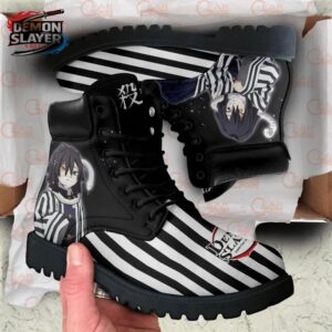 Obanai Combat Boots Demon Slayer Epic Anime Shoes For Fans 1