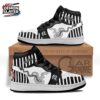 Black White Red Splatter Portrait Obanai High Tops Canvas Shoes – Demon Slayer Obanai Shoes