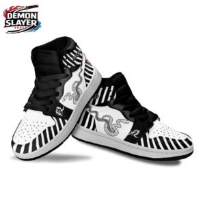 Obanai High-Top Leather Sneakers Demon Slayer Custom Anime Shoes For Fans 1