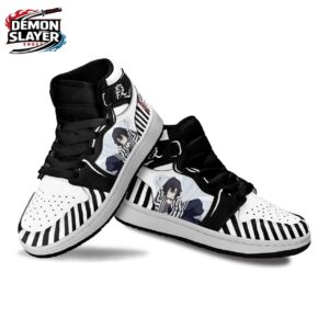 Obanai High-Top Leather Sneakers Demon Slayer Exclusive Anime Shoes For Fans 2