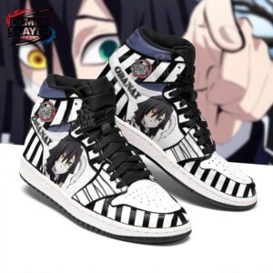 Obanai High-Top Leather Sneakers Demon Slayer Exclusive Streetwear Sneakers 2