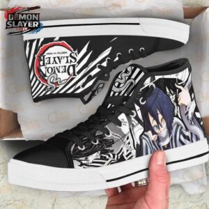 Obanai High Tops Canvas Shoes Demon Slayer Legendary Anime Gift For Fans 1