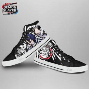Obanai High Tops Canvas Shoes Demon Slayer Legendary Anime Gift For Fans 3