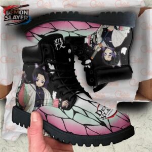 Shinobu Combat Boots Demon Slayer Limited Anime Shoes For Fans 1