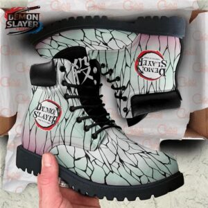 Shinobu Combat Boots Demon Slayer Streetwear Anime Shoes For Fans 1